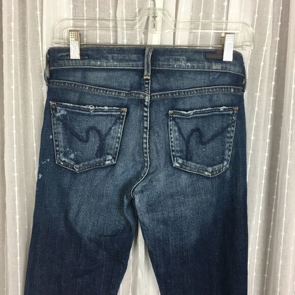 Citizens of Humanity Kelly Bootcut Paint Splatter Low Rise Jeans - Picture 3 of 8